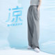 Ono Kazuko Straight Sun Protection Pants Women's Summer Wide Leg Pants Ice Silk Loose Cool Pants TK