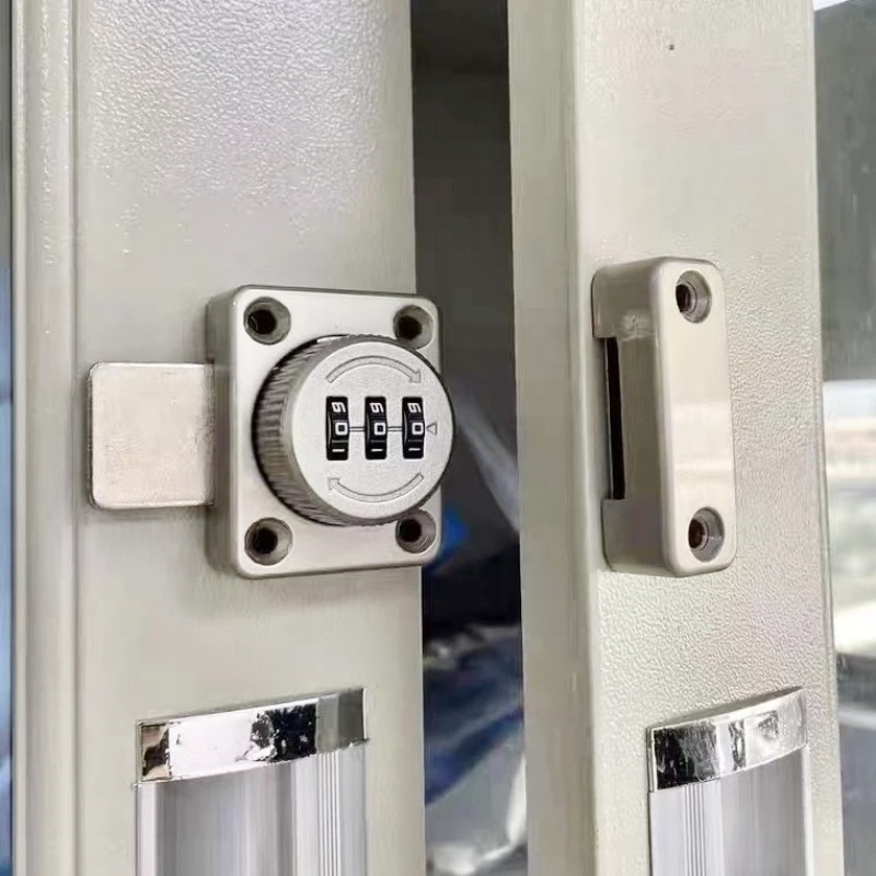 插销锁小型防盗抽屉锁门栓锁扣玻璃门抽屉柜门锁文件柜加厚插销式 - 图1