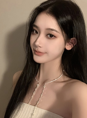 璀璨星云 颈链choker项圈项圈女2024新款礼服配饰高级感新娘装饰