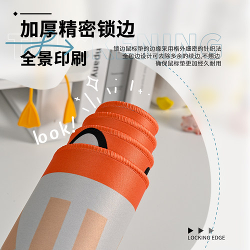 鼠标垫超大女生办公猫咪可爱卡通创意办公桌垫定制电脑键盘书桌垫 - 图2