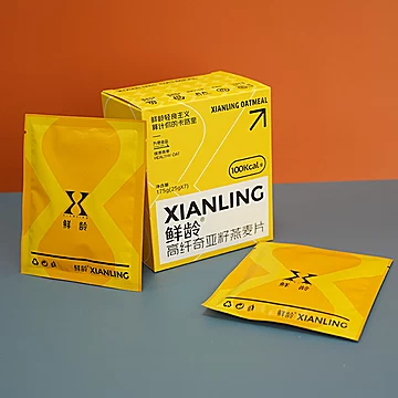 鲜龄奇亚籽燕麦片饱腹代餐食品25g*7