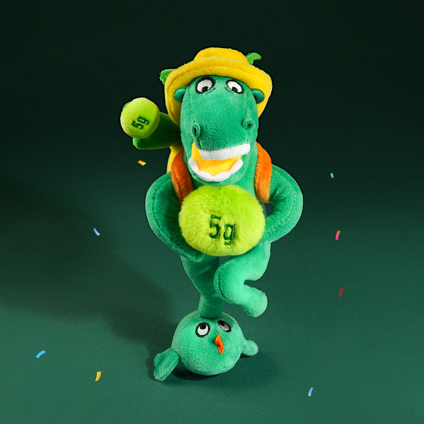 甘肃省博物馆文创X蚂蚁森林马梭梭毛绒玩偶睡觉娃娃新年礼物公仔