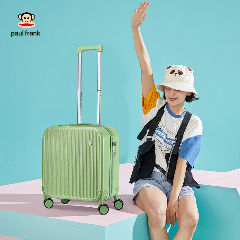 大嘴猴女小型18寸轻便迷你20拉杆箱 大嘴猴鹏盛旅行箱