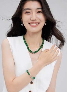 【李佳琦直播间】欧比雅比日出红玛瑙项链磁吸手链耳环本命年礼物