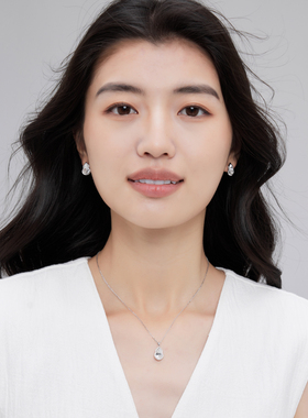 OUBIYABI欧比雅比东方爆款盈光小葫芦吊坠闪闪项链新中式生日礼物