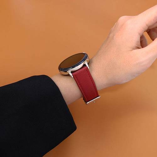 适用华为GT5/watch4/3/手表带gt3/2pro手掌纹真皮表带GT4荣耀皮带 - 图3