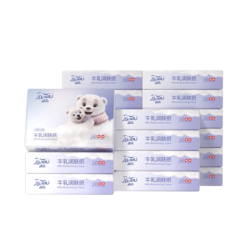 润点牛乳润肤纸婴儿云柔巾21包