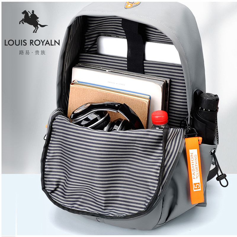 路易贵族潮流出差旅行大容量双肩包 路易贵族铭尊双肩背包