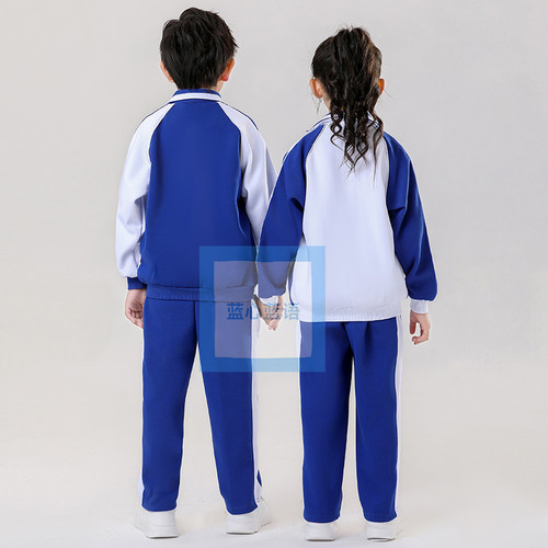 深圳校服小学 3种厚度可选 秋冬季款 升级外套 加绒上衣长裤 - 图0