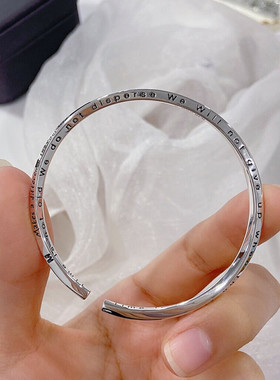 手镯女9999实心手环礼物送女友