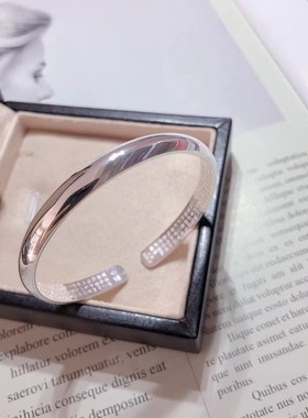 纯银妈妈款足银镯子女贵妃镯开口