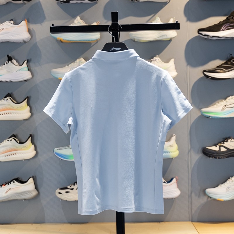 李宁女子短袖POLO衫2026春夏新款团购系列舒适透气翻领T恤APLW248,淘宝优惠券,粉丝福利购,淘宝优惠卷