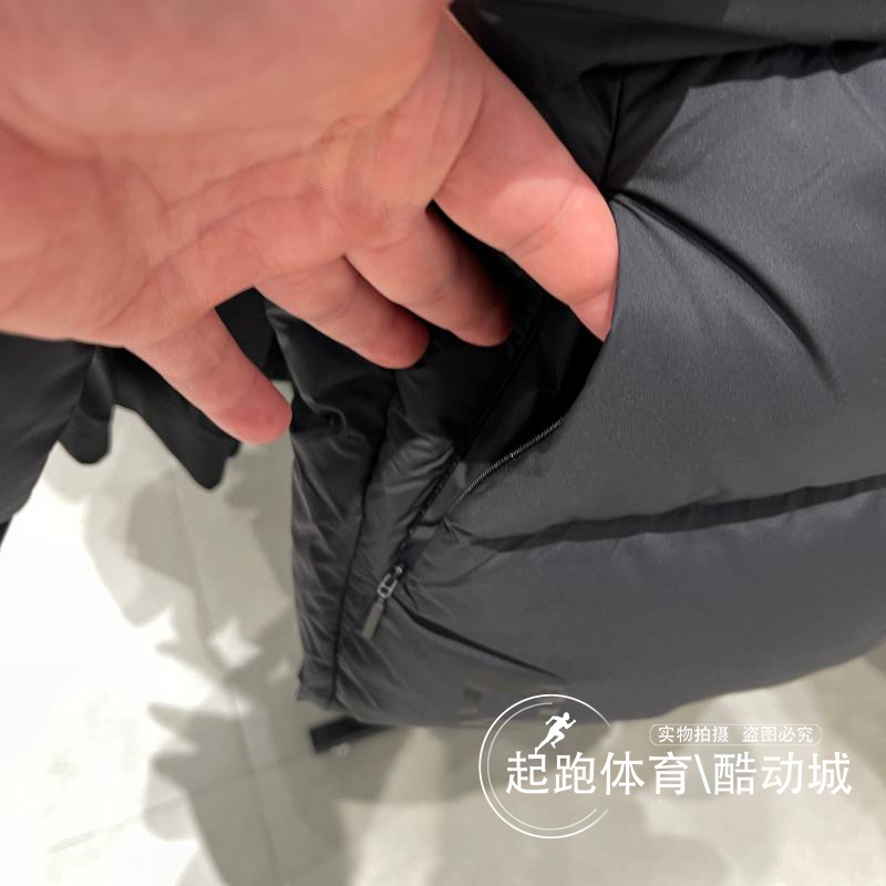 李宁男子羽绒服2024冬季新款95%鸭绒保暖连帽短款运动外套AYMU115 - 图2