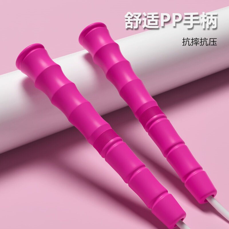 白胶竞速跳绳儿童中小学生体育中考比赛专用成人健身燃脂专业胶绳