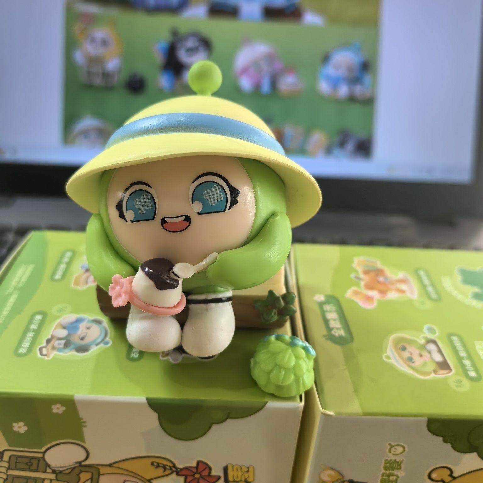 蛋仔派对手办蛋仔派对盲盒一起去野餐系列手办公仔游戏周玩潮玩具礼物摆件国版