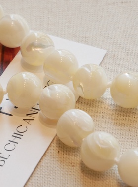 白蝶贝串珠女度假风项链