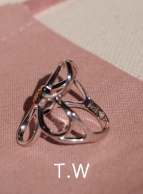 925银不掉色雏菊戒指女