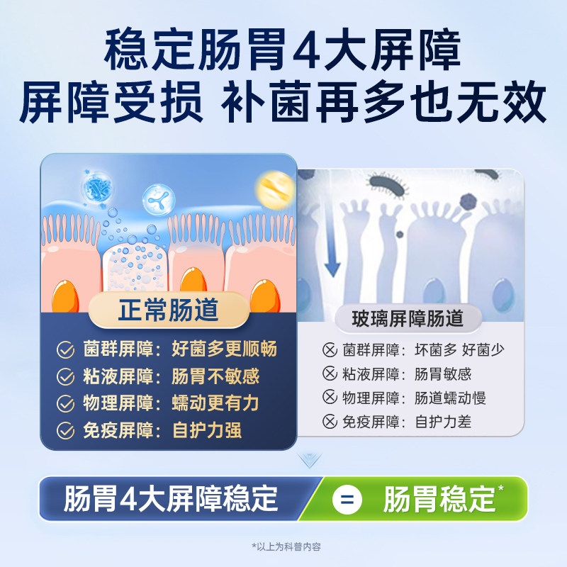 【自营】舒伯特益生菌养胃粉成人大人肠胃肠道胀气孕妇专用3盒