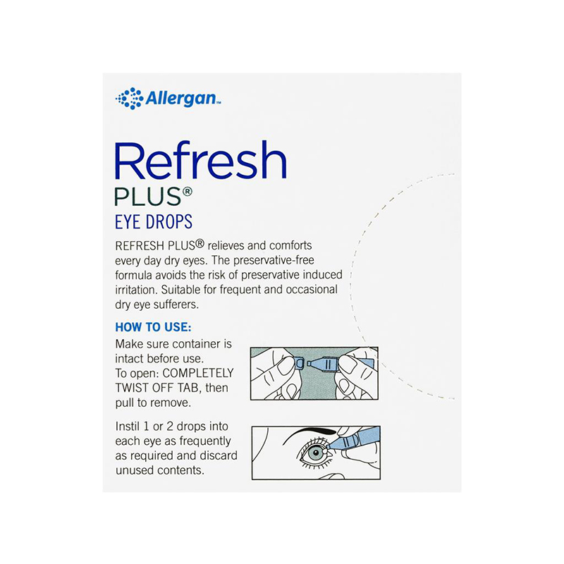 【自营】澳洲Refresh滴眼液人工泪滴无防腐剂眼药水眼干爱尔兰 - 图1