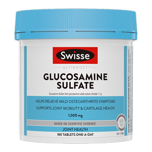 Swisse斯维诗硫酸氨基葡萄糖胺片关节软骨片中老年180粒/瓶氨糖