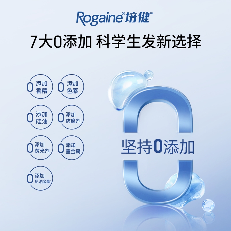 【自营】美国Rogaine培健米诺地尔酊5%男士生发液体生发剂*3瓶