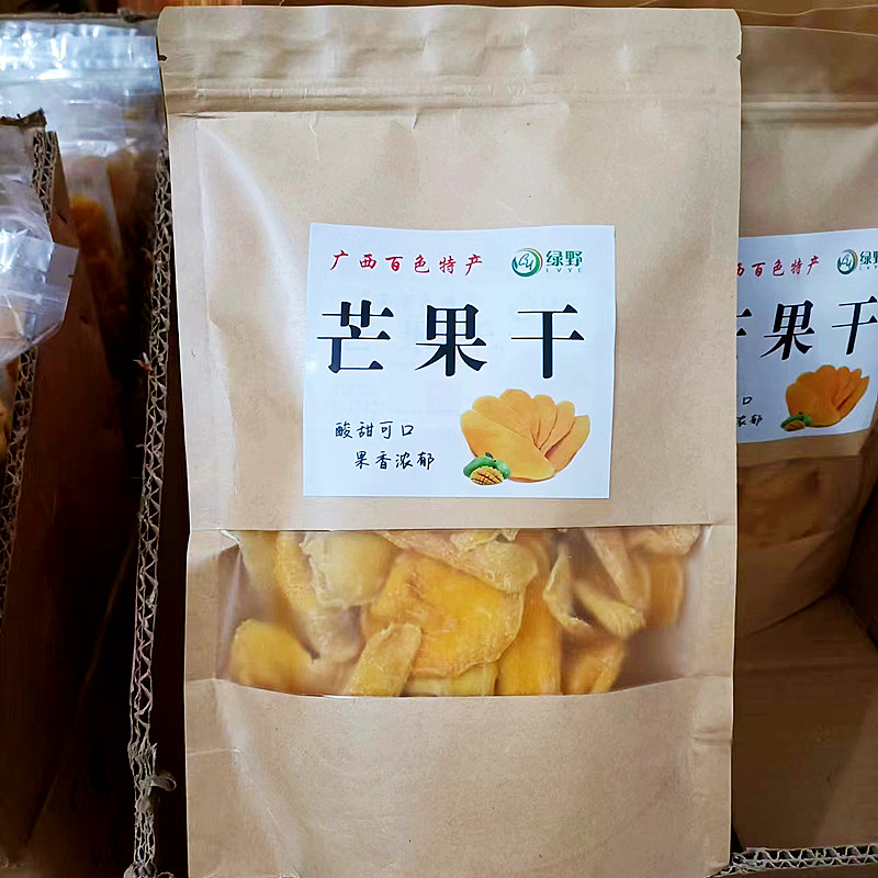 广西百色芒果高品质泰国风味水果干大袋酸甜蜜饯办公室休闲零食袋-图3