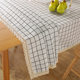 Cotton and linen tablecloth ins style Japanese fresh coffee table tablecloth simple Nordic style writing table internet celebrity desk mat