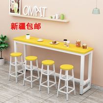 Light Extravagant Commercial Coffee Home Composition Partition Cabinet Balcony Small House Type Xinjiang Bar Table Close To Wall Anticollision