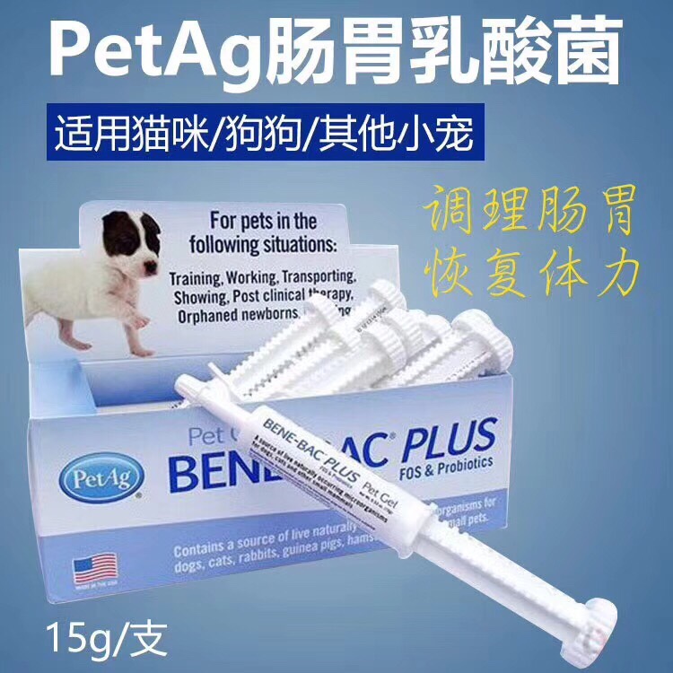 美国进口BENE-BAC帮你壮益生菌营养膏龙猫兔子豚鼠猫软便调理15g-图0