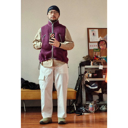 WtW 轻量保暖秋冬徒步抓绒马甲 LightWeright Fleece Hiking Vest - 图0