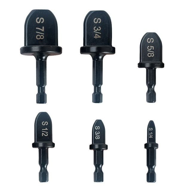 WM copper tube b-expander three/hexagonal handle electric hole reamer electric drill tube expander air conditioning copper tube flaring tool