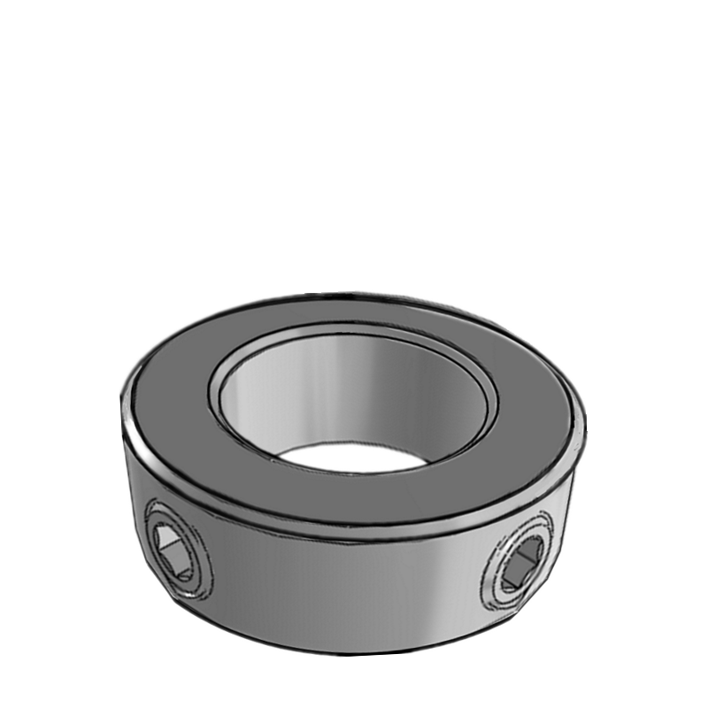 钢光轴止动螺丝固定环SCCN/S45C钢系列限位环止推环 - 图2