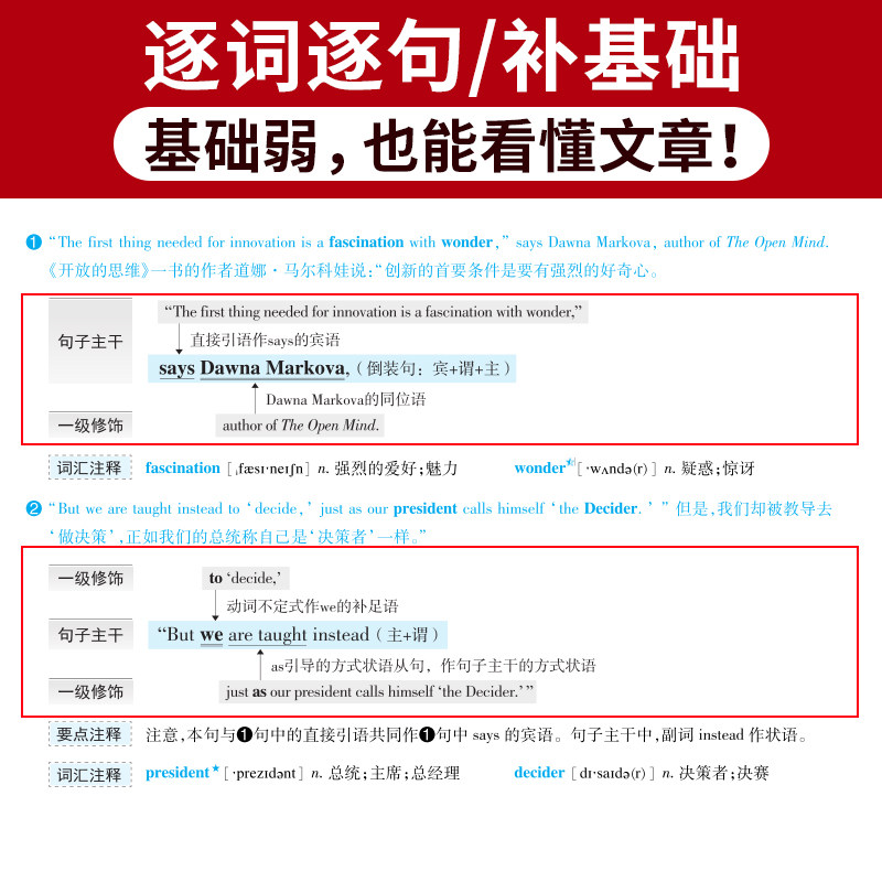 2023版考研真相英语一高分突破版 考研英语一历年真题试卷解析 语法长难句解密阅读词汇写作文模板 世界图书出版公司