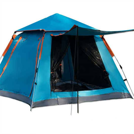 自动帐篷户外黑胶防晒加厚遮光防蚊虫免搭建露营钓鱼沙滩野营海滩