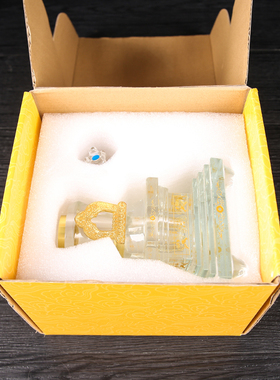 水晶菩提塔七供电子七色渐变