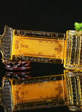 水晶金钱头牌位架祠堂供祖先祖宗