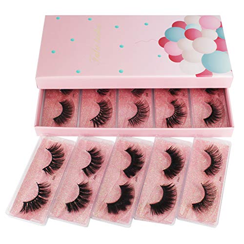 Vayator 10 Pairs Mixed Style 16-20mm 3D Faux Mink Eyelashes-图0