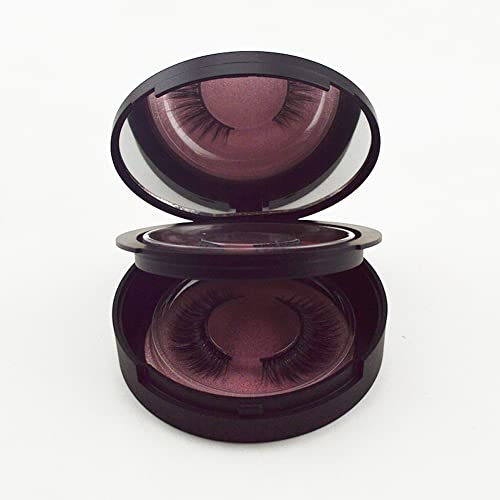 4Pcs Empty Round Lash Boxes Double-Layer Eyelash Storage Box - 图1