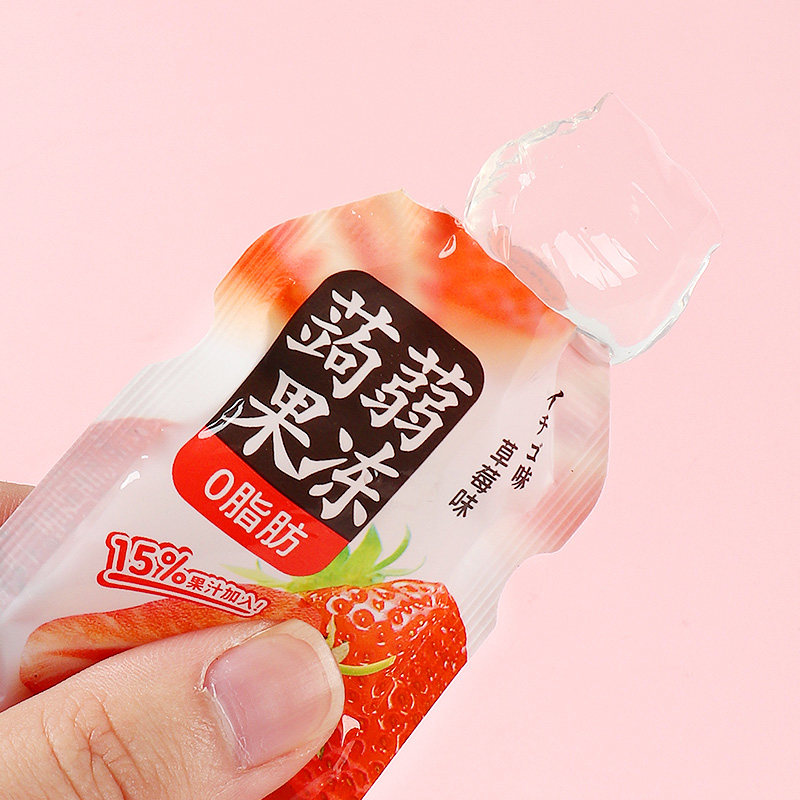 蒟蒻小零食品可吸葡萄果汁果冻布丁 京洛食品果冻/布丁
