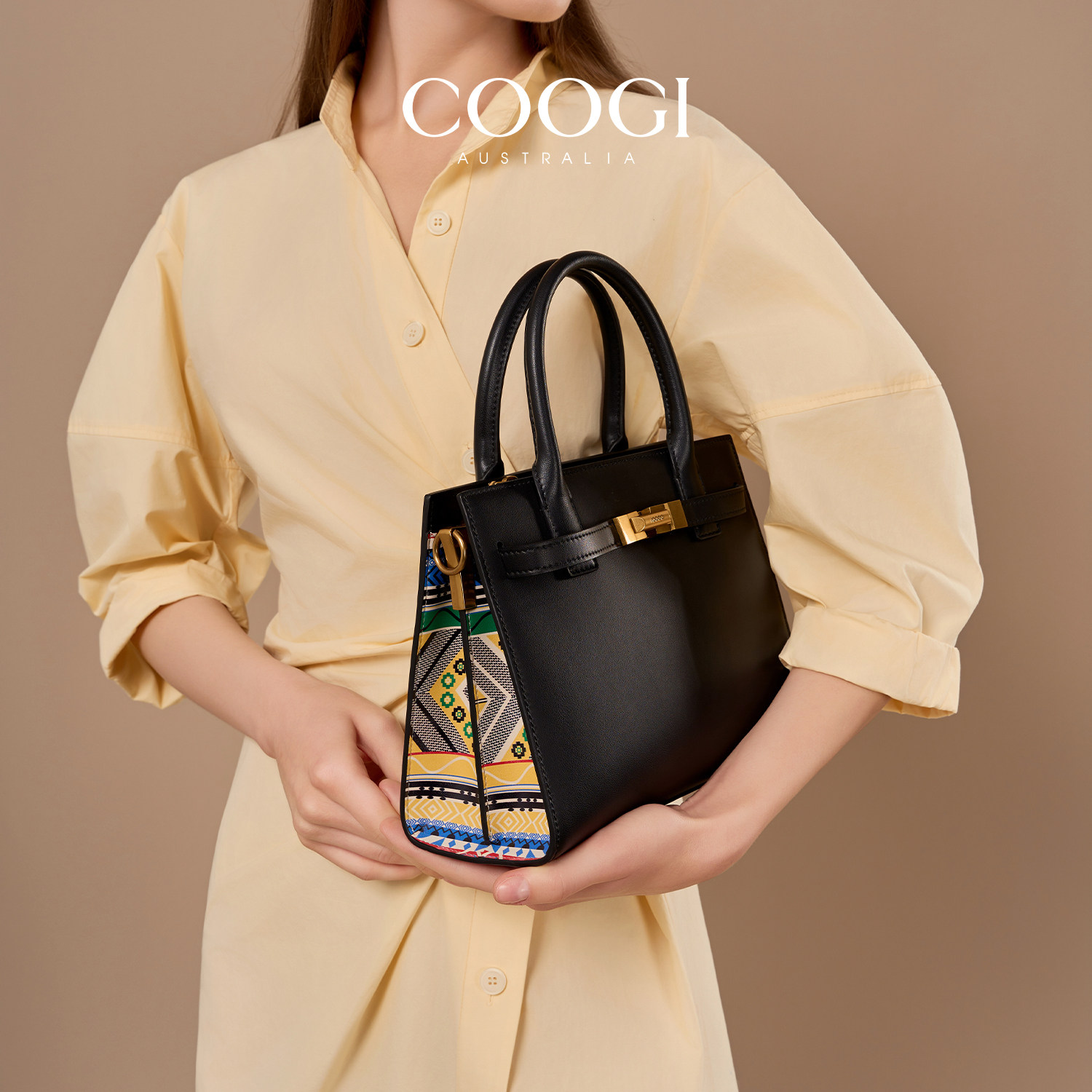 COOGI包包女士新款凯莉包轻奢品牌手拎手提包高级感斜挎包托特包,淘宝优惠券,粉丝福利购,淘宝优惠卷