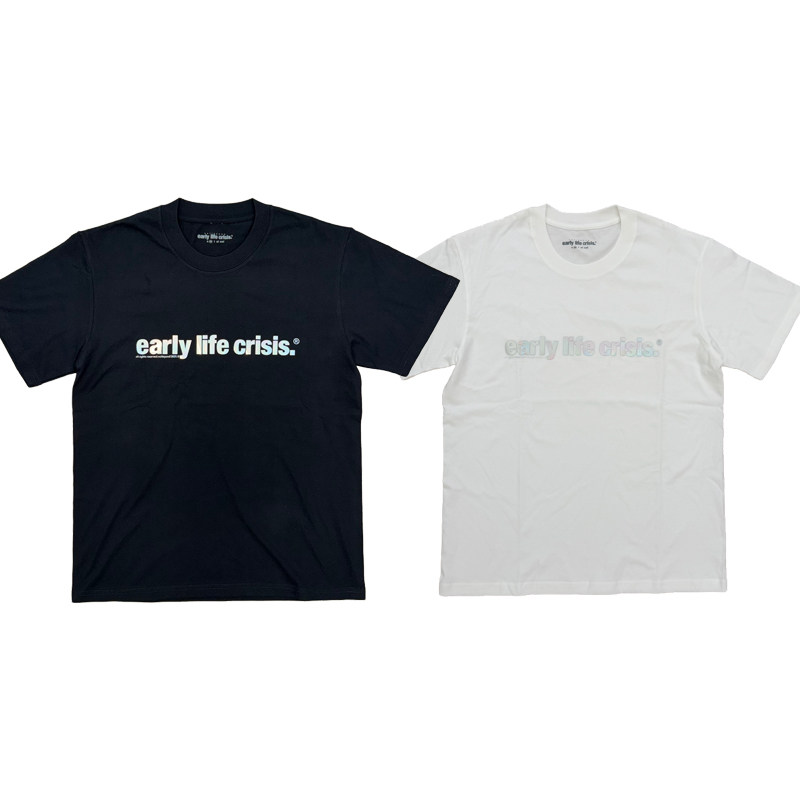 Nettspend Early Life Crisis Merch colorful three-dimensional printed slogan limited short sleeves