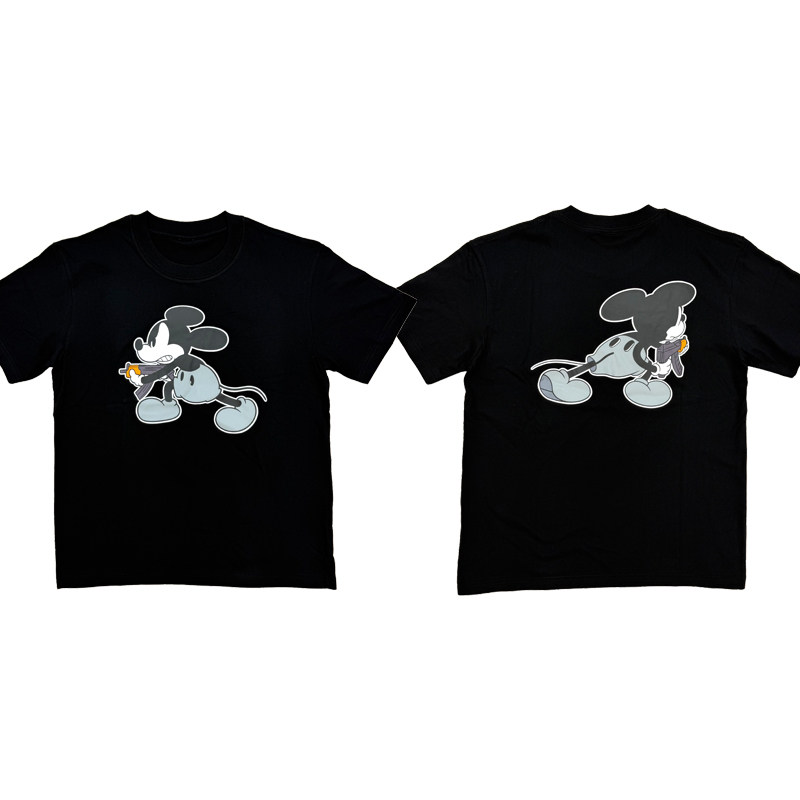 KK11 number nine uzi tee Mickey spoof short-sleeved T-shirt