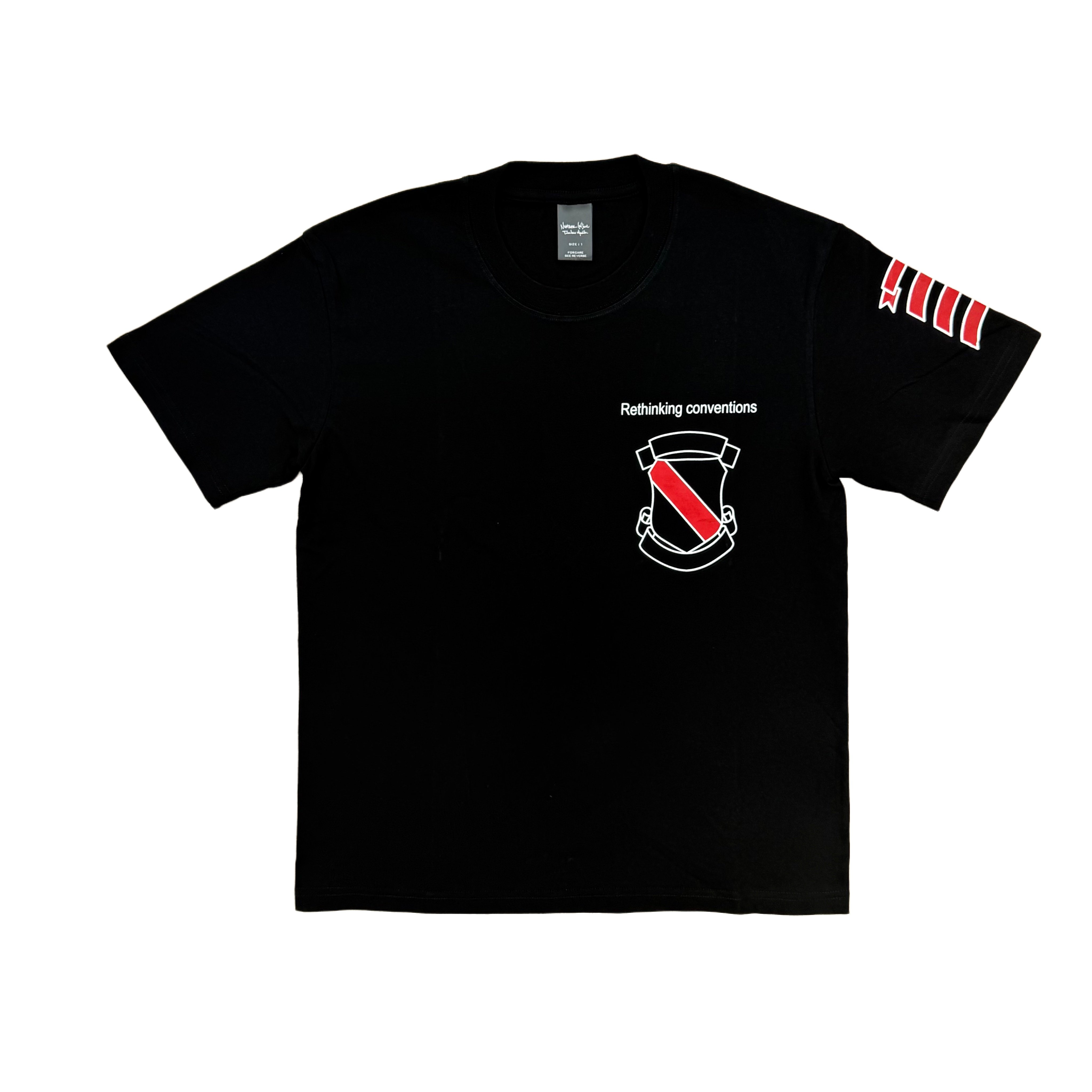 Number Nine AW01 Shield crest Tee joint retro printed short-sleeved T-shirt