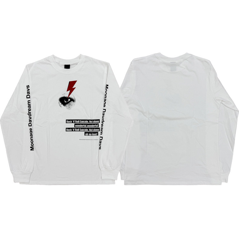 Number nine David bowie poem longsleeve tee long sleeve T-shirt