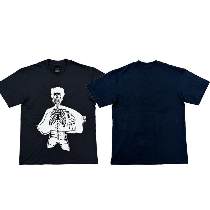 Number (N)ine SS04 Dead Rocker Tee cracked print distressed short-sleeved T-shirt