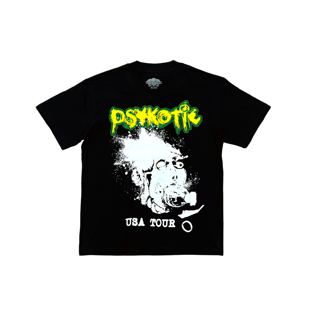 Osamason Psykotic USA Tour Tee venue limited short-sleeved T-shirt