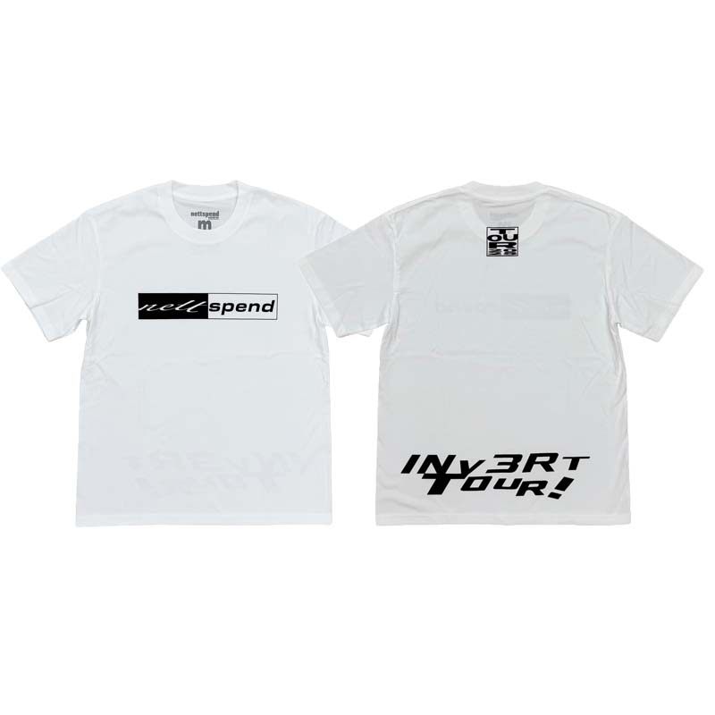 KK11 nettspend invert tour merch tee venue limited short-sleeved T-shirt