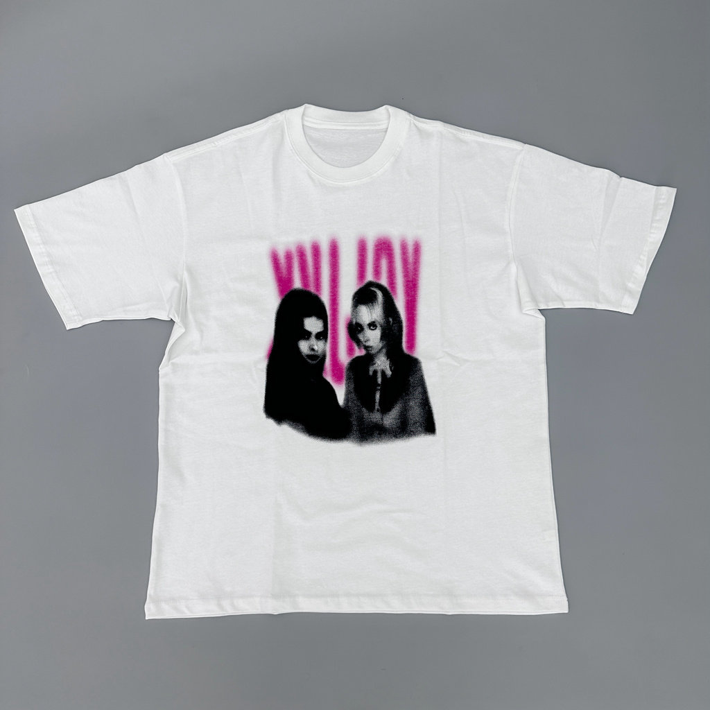 KILLJOY DIVIZN TEE two women short-sleeved T-shirt summer pure cotton trendy round neck INS same style
