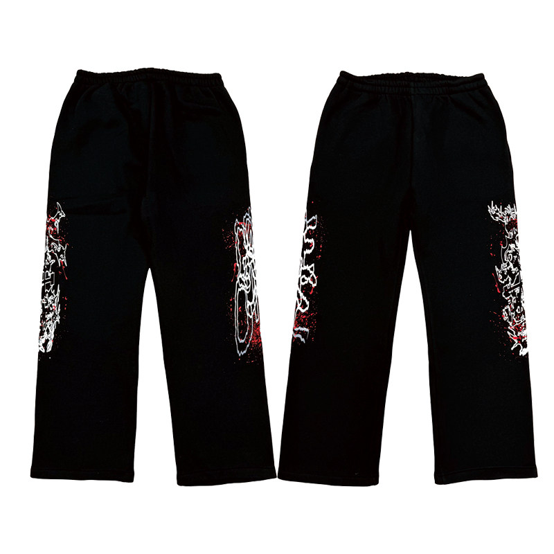 Ken Carson Antagonist Tour Merch Sweatpants limited edition loose trousers plus fleece