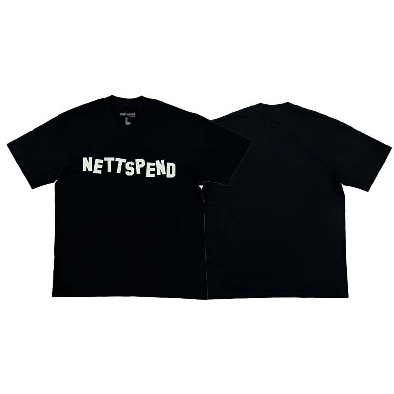 Nettspend ERL la exclusiveBafk merch venue limited slogan cracked print short sleeves